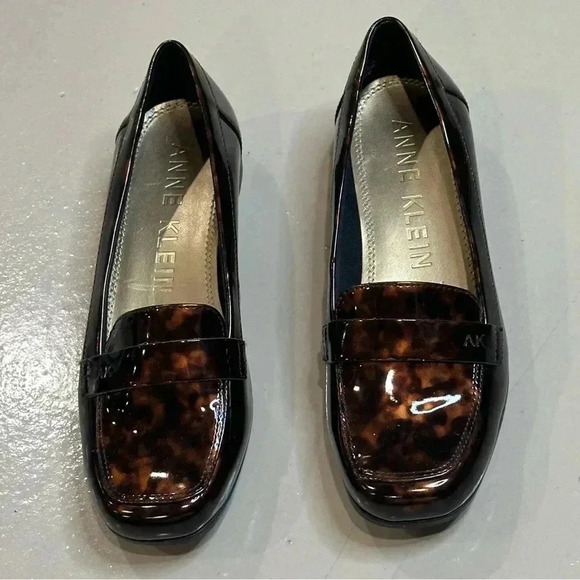NWOT Anne Klein iflex Tortoise Shell Loafers Women’s Size 6.5 work business flat - Picture 2 of 10